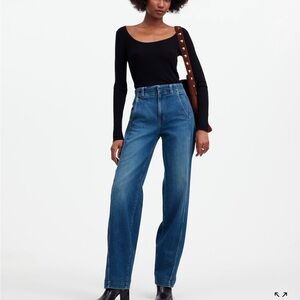 Madewell Tapered Denim Trousers